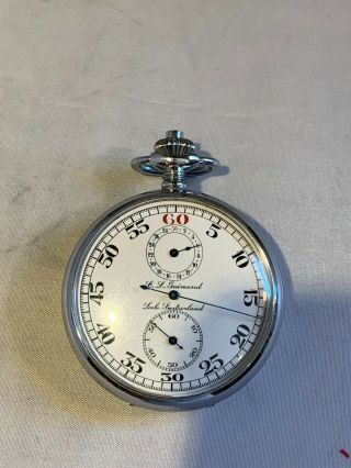 C.  L.  Guinand Vintage Mechanical Wind Up Stopwatch Wow