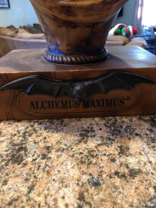 Rare Alchemy Gothic Alchemus Maximus Vampire Skull Bust Bat Halloween Gothic 18 