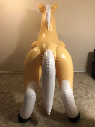 Rare Inflatable G&G Palomino Horse 4
