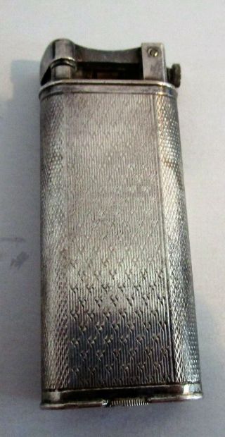 Vintage Dunhill Lift Arm Silver Plated Lighter