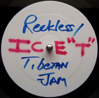 Electro Rap 12 " Ice T - Reckless/tibetan Jam (ultra Rare Testpressing 1984) Hear