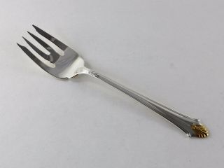 Gorham Edgemont Gold Sterling Silver Salad Fork - 6 1/2 Inches - No Monogram