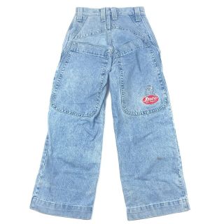 Vintage 90s JNCO Big Rig Light Wash Baggy Wide Leg Jeans Size 26x30 Made in USA 2