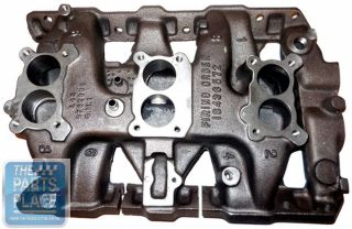 66 Pontiac Gto Grand Prix Oe Tri - Power Intake Manifold Cast Iron Gm 9782898 Rare