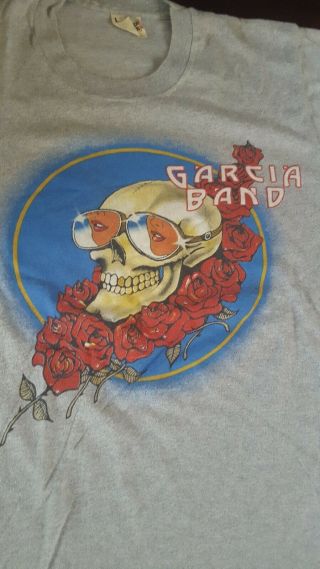 Vintage Authentic Greatful Dead 1983 Jerry Garcia Band Spring Tour T Shirt L