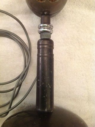 Vintage RCA Bullet Microphone With Stand,  Cable 3