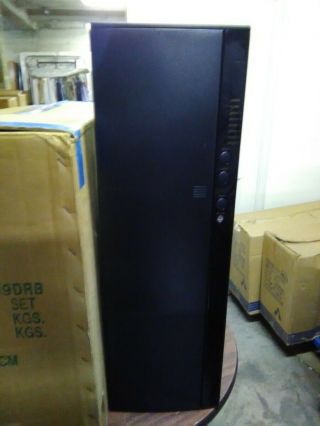 Vintage Black At Tower Computer Case Build 386 486 Pentium Pc Dos Win W Door 109