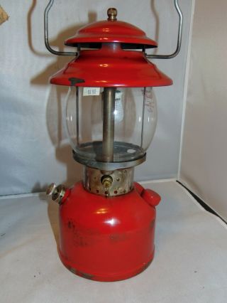 Vintage Red Coleman 200A Lantern 7