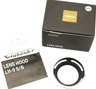[mint] Voigtländer Lens Hood Lh - 9 S For Ultron 35mm F1.  7 Vintage Line Japan 1086
