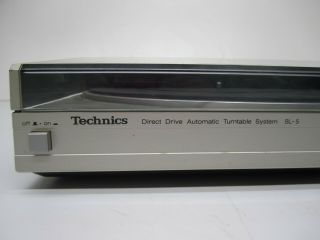 Vtg Technics SL - 5 Direct Drive Automatic Turntable Record Player Stanton L720 4