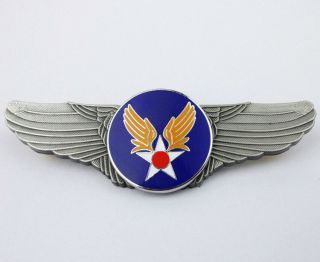 Us Army Air Forces Wings Badge Pin Insignia Usaaf Badge