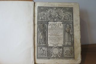 1609 - La Saincte Bible - Old And Testaments,  Illustrated,  Rare Book