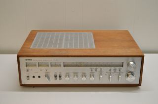 Large Vintage Silver Face Yamaha Cr - 1020 Am Fm Stereo Receiver