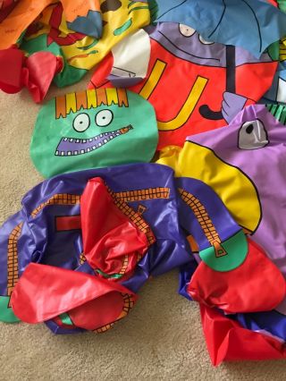 Vintage Letter People Inflatables 1998 Complete Set Of 26 Huggable 18” 2