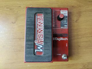 Vintage Digitech Whammy Wh - 1 Wh1 Very Rare Vintage Pedal W/ Power Supp