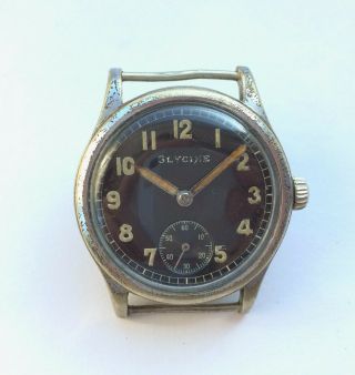 100 Glycine Vintage Watch Dienstuhr 