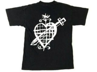 Vtg 1994 Rolling Stones Promo T Shirt RARE L Large Brockum Black Short Sleeve 2