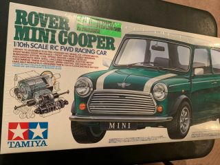 Vintage 1994 Tamiya 58149 Rover Mini Cooper 1/10 Rc Race Car Kit Fwd