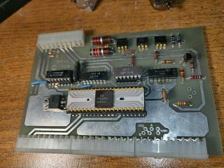 Swtpc Mp - C Vintage Computer Interface Bd W/ S6820 Gray Trace Ceramic Gold Ic