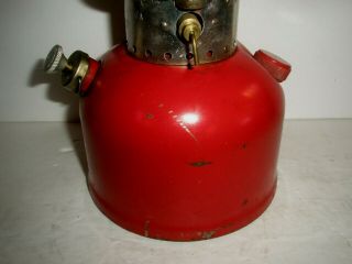 VINTAGE COLEMAN 200A 200 A RED SINGLE MANTLE GAS LANTERN 2