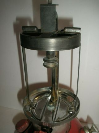 VINTAGE COLEMAN 200A 200 A RED SINGLE MANTLE GAS LANTERN 6