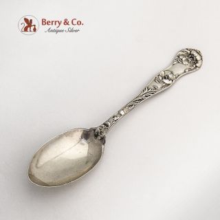 Flower Spoon Alpine International Silver Co Sterling Silver 1900