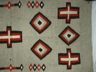 Vintage Navajo Classic Navajo Woven Rug 28 