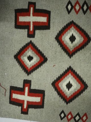 Vintage Navajo Classic Navajo Woven Rug 28 