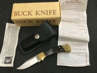 Vintage Buck 112 Usa Pocket Knife 1970s Sheath Box Lock Back Knives Ranger