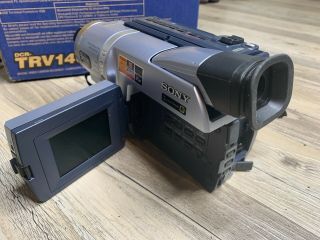 Vintage Sony Dcr - Trv140 Digital8 Camcorder Vcr Player Camera Video Transfer Work