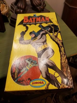 Batman 1966 Vintage Aurora Plastics Model Kit Mib