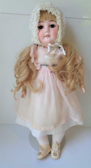 Antique Kley & Hahn K H 250 WALKURE 3 1/4 German Bisque Doll 23 