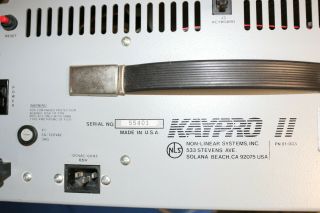 Vintage portable KAYPRO II Computer w/ power cord and keyboard cable,  Circa 1982 2
