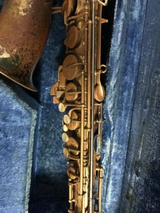 Vintage Buescher Aristocrat Tenor Saxophone missing neck 12