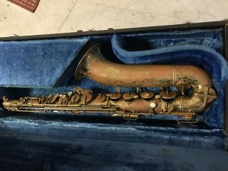 Vintage Buescher Aristocrat Tenor Saxophone Missing Neck