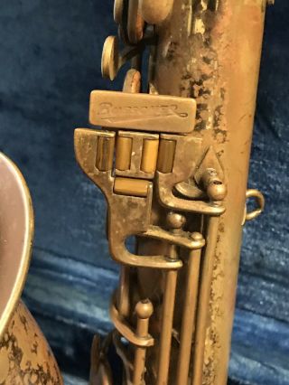 Vintage Buescher Aristocrat Tenor Saxophone missing neck 3