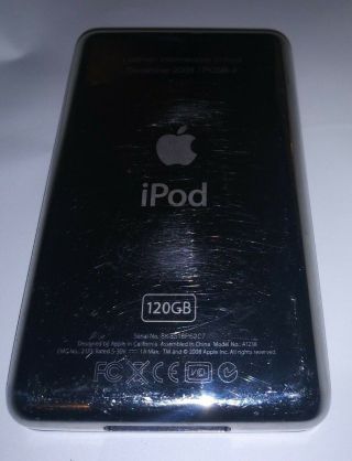 Vintage Apple A1238 iPod Classic 120GB Good 2