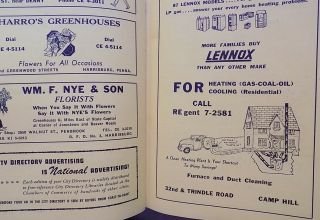 POLK ' S Harrisburg PA City Directory 1958 Pennsylvania Vintage Steelton Penbrook 6
