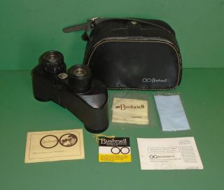 Vintage Bushnell Panoramic Rangemaster 7 X 35 Wide Angle Field Binoculars,  Case