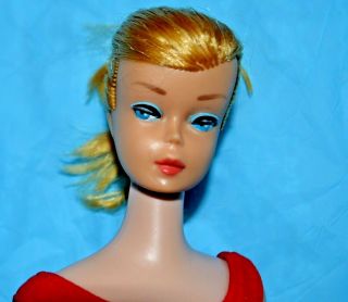 Vintage Swirl Ponytail Barbie Doll Blond (american Girl Face)