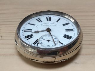 Chester 1831 Silver Pocket Watch.  Makers Mark For (lancashire Watch Co)