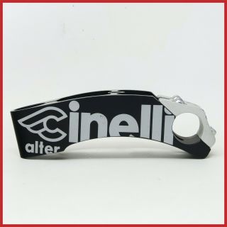 Cinelli Alter Ahead Threadless Stem Once Silver Black 135mm 1 " Inch Vintage 90s