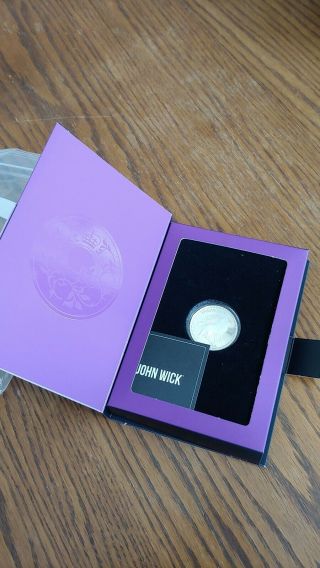 RARE John Wick 1 oz Silver Proof Continental Coin - ONLY 100 MADE 2