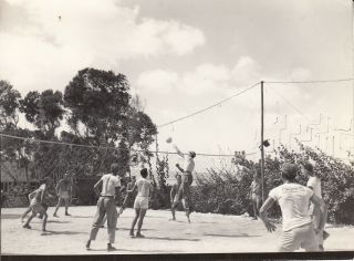 Wwii Photo Us Army " Shirts " Vs " Skins " Volleyball Game 1944 Saipan 650