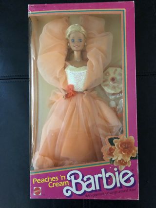 Vintage 1984 Peaches N Cream Barbie Doll
