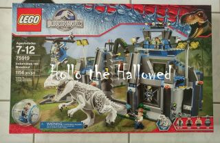 Lego Jurassic World 75919 Indominus Rex Breakout Rare Retired Nisb Box