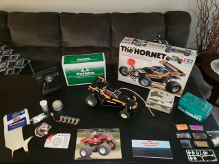 Vintage 1/10 Tamiya The Hornet R/c Kit W/box 5845 Plus