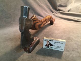 Vintage Plumb carpenters axe hatchet hammer POLISHED custom JESSE REED handle 7