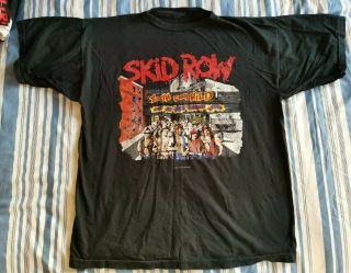 Vintage Skid Row Youth Gone Wild 1989 Shirt