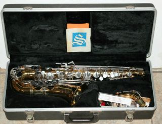 Vintage Bundy Ii By The Selmer Company Usa Saxophone,  Bundy Case